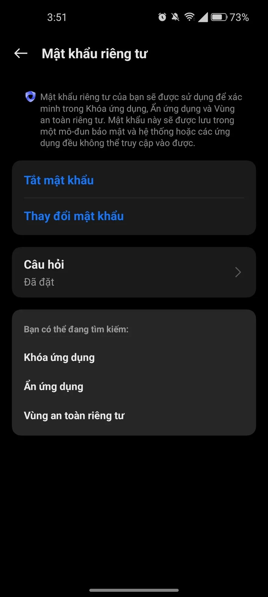 Cách đặt mật khẩu riêng cho ứng dụng Android 