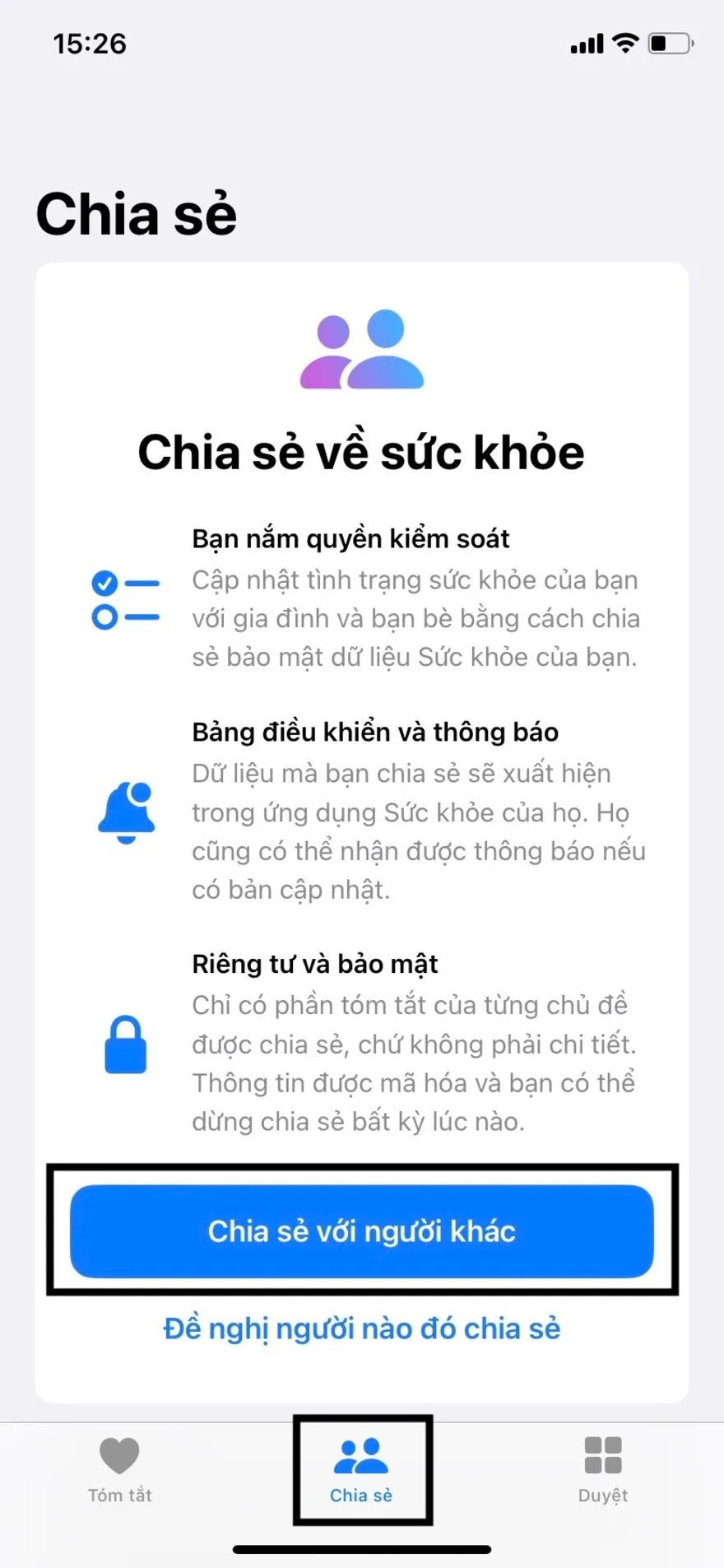 Cách để theo dõi sức khỏe của mẹ từ xa trên iPhone
