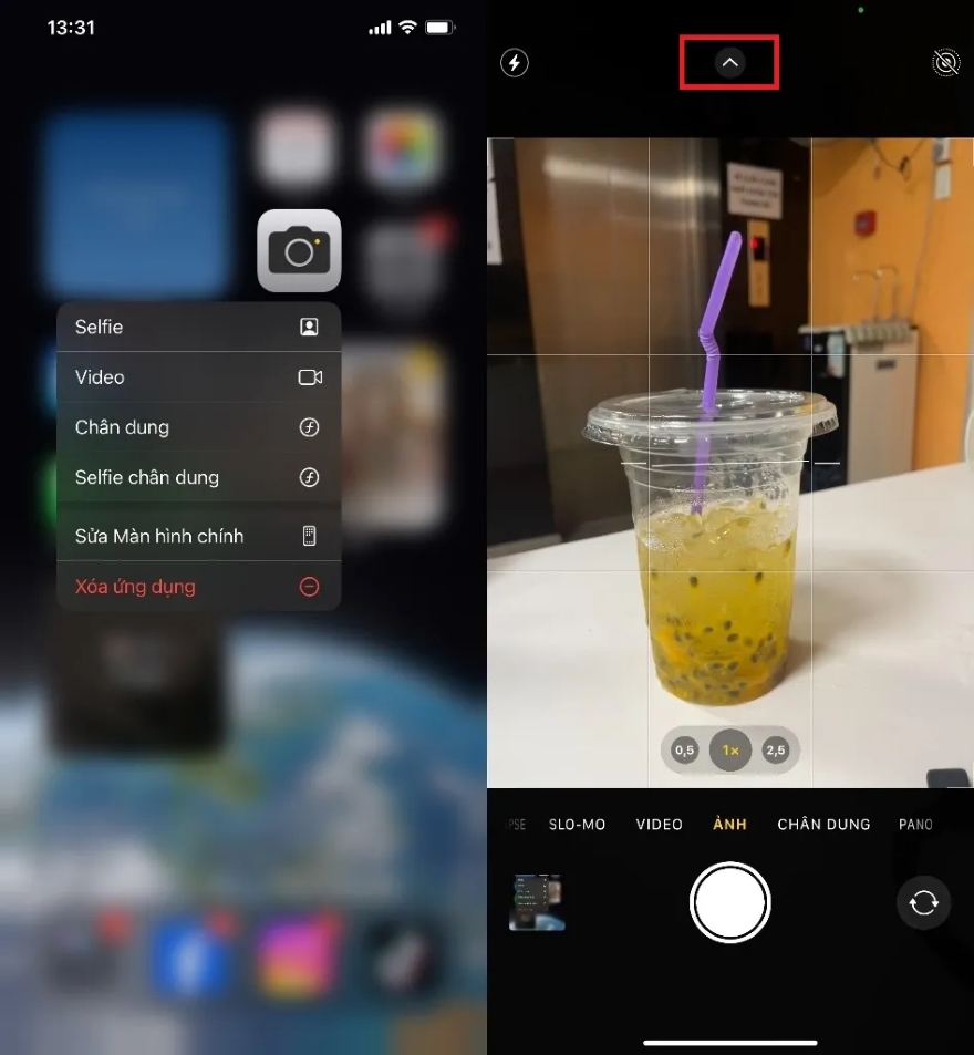 Cách sử dụng bộ lọc màu trên camera iPhone