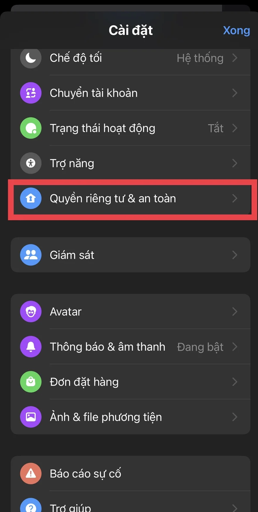 Cách tắt mã hóa đầu cuối trên tin nhắn Messenger