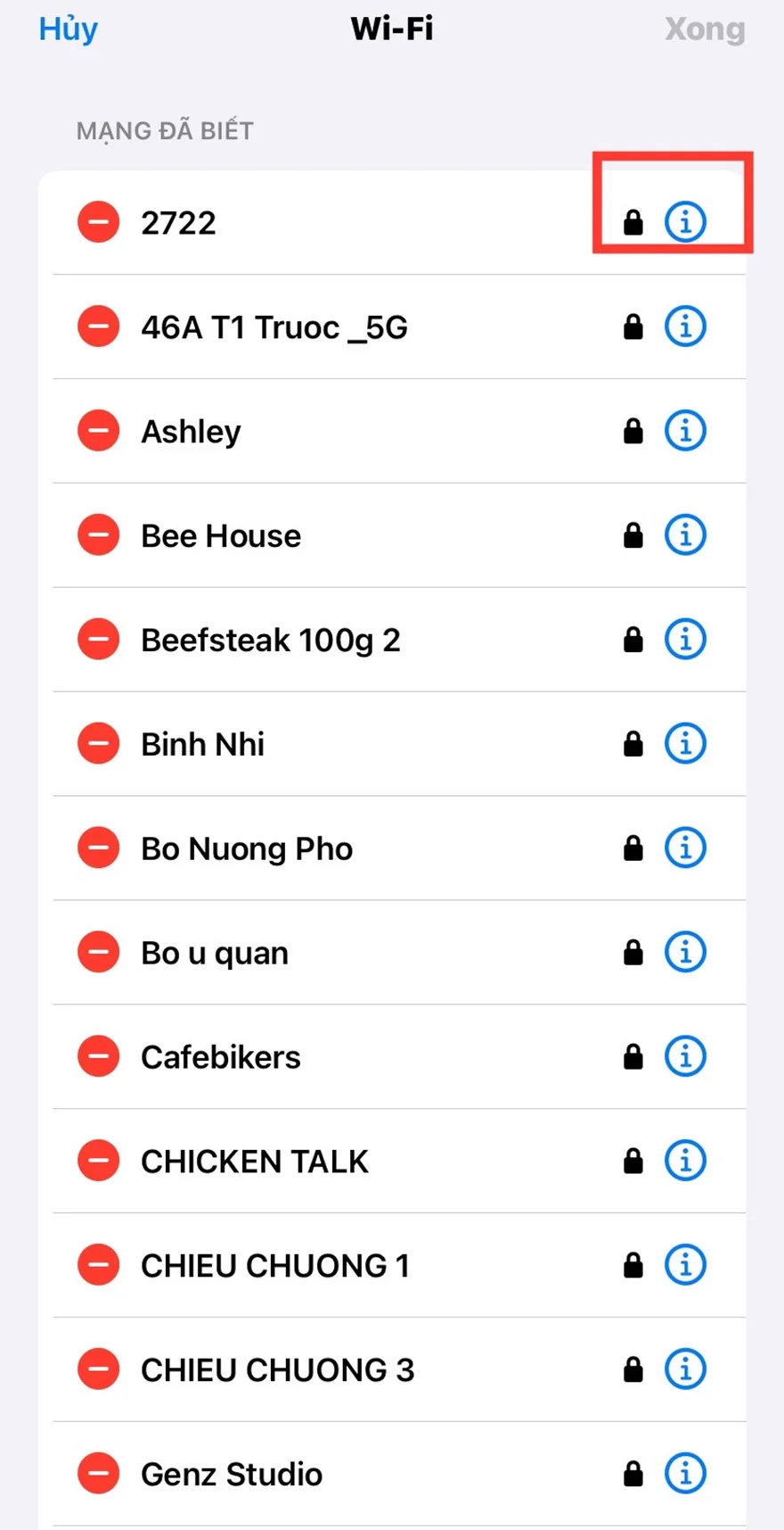 Cách tắt tự động tham gia WiFi công cộng trên iPhone