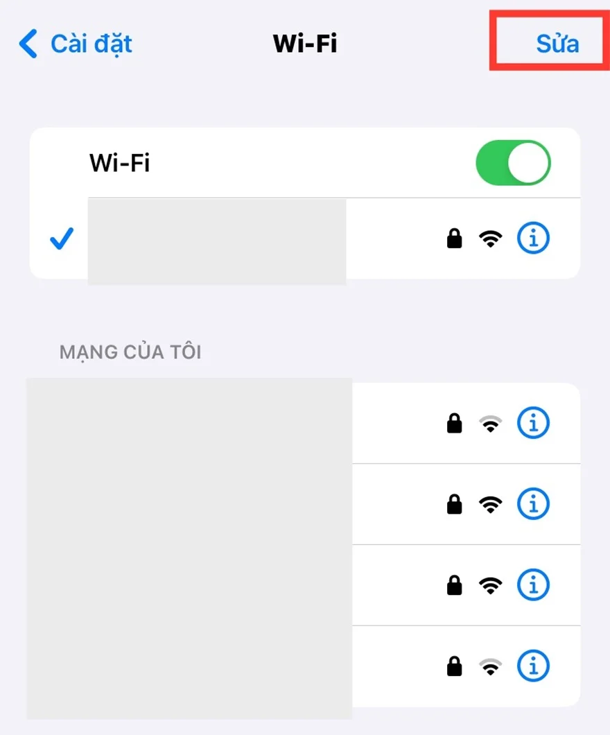 Cách tắt tự động tham gia WiFi công cộng trên iPhone