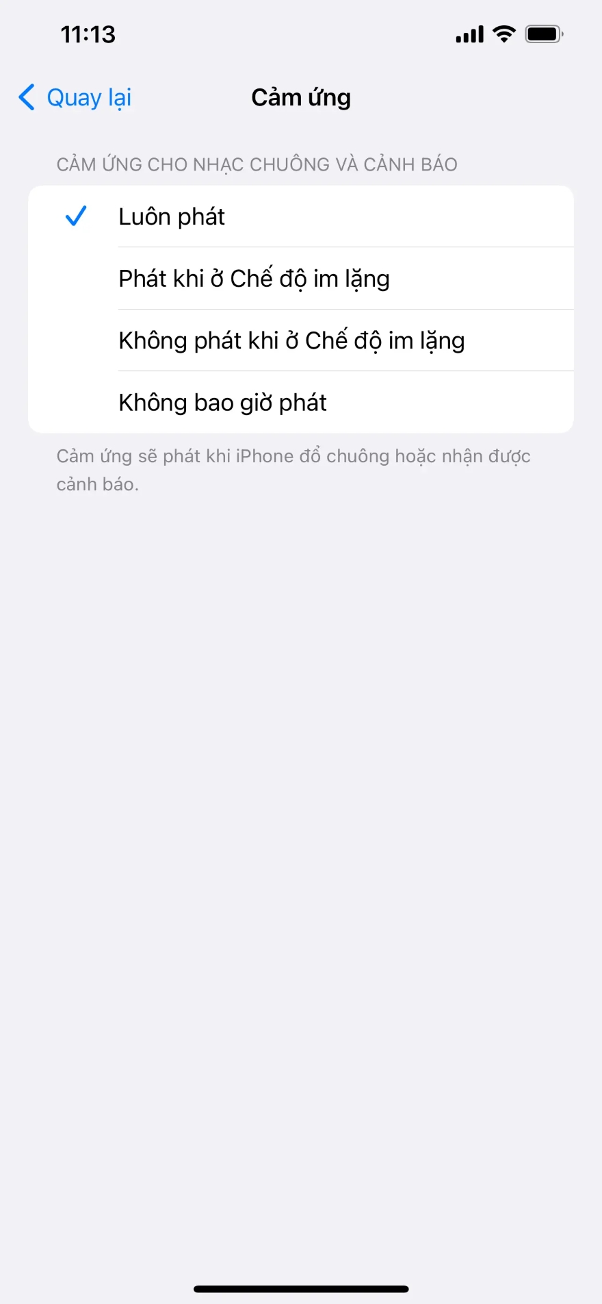 Cách tùy chỉnh chế độ rung trên iOS 17 vô cùng đơn giản