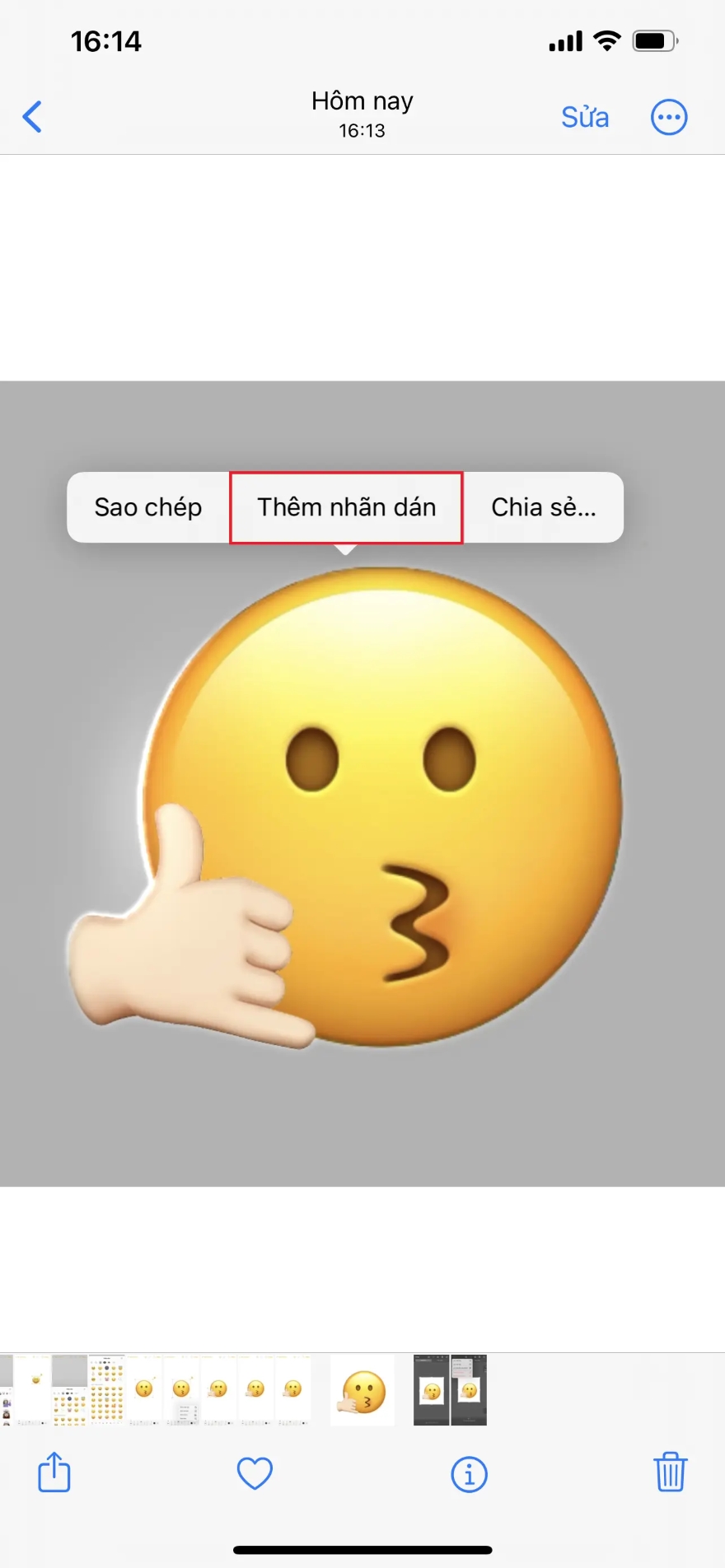 Cách tạo biểu tượng cảm xúc Emoji độc đáo mới trên iPhone