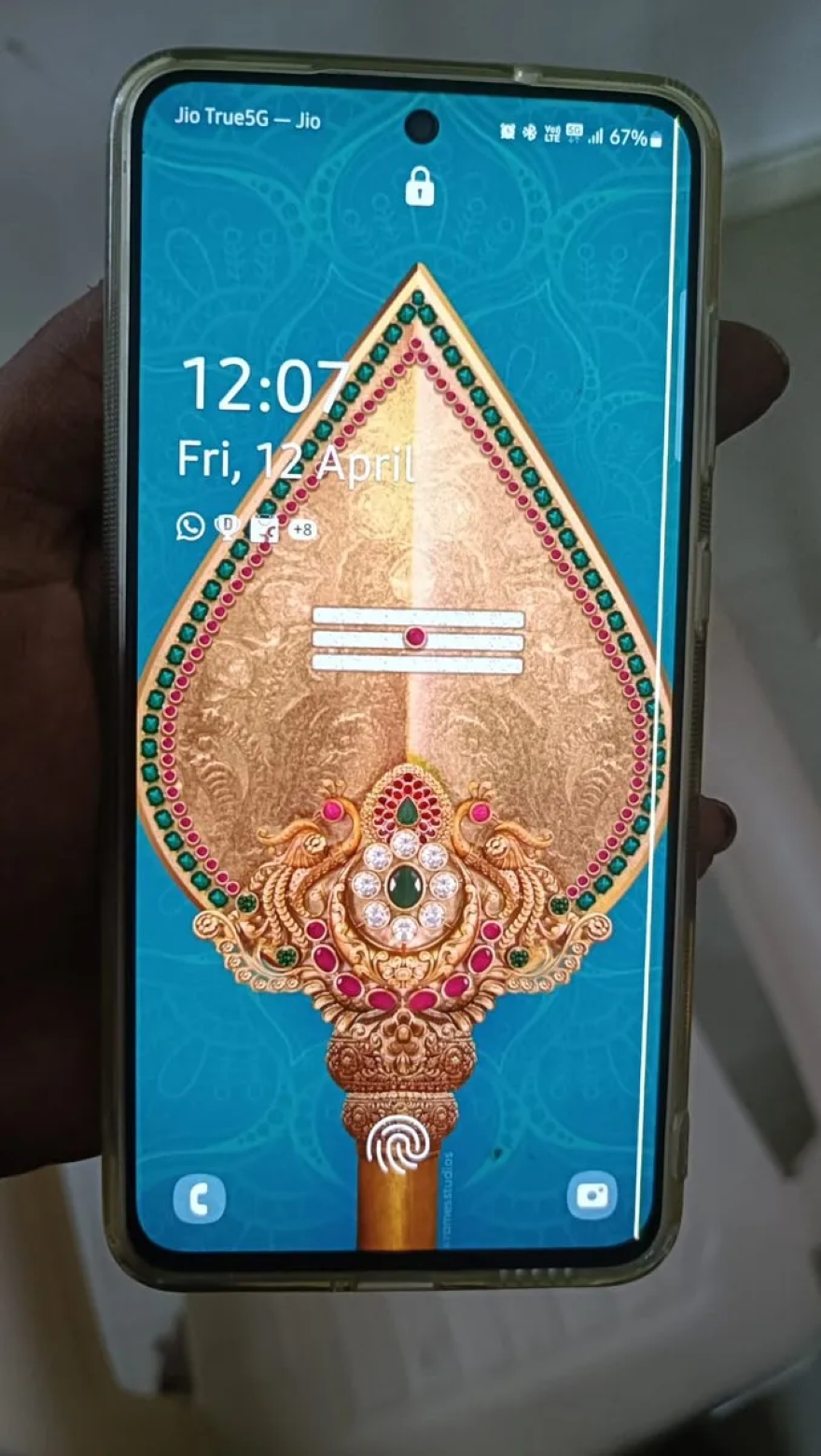 Galaxy S21 gặp lỗi màn hình sọc xanh