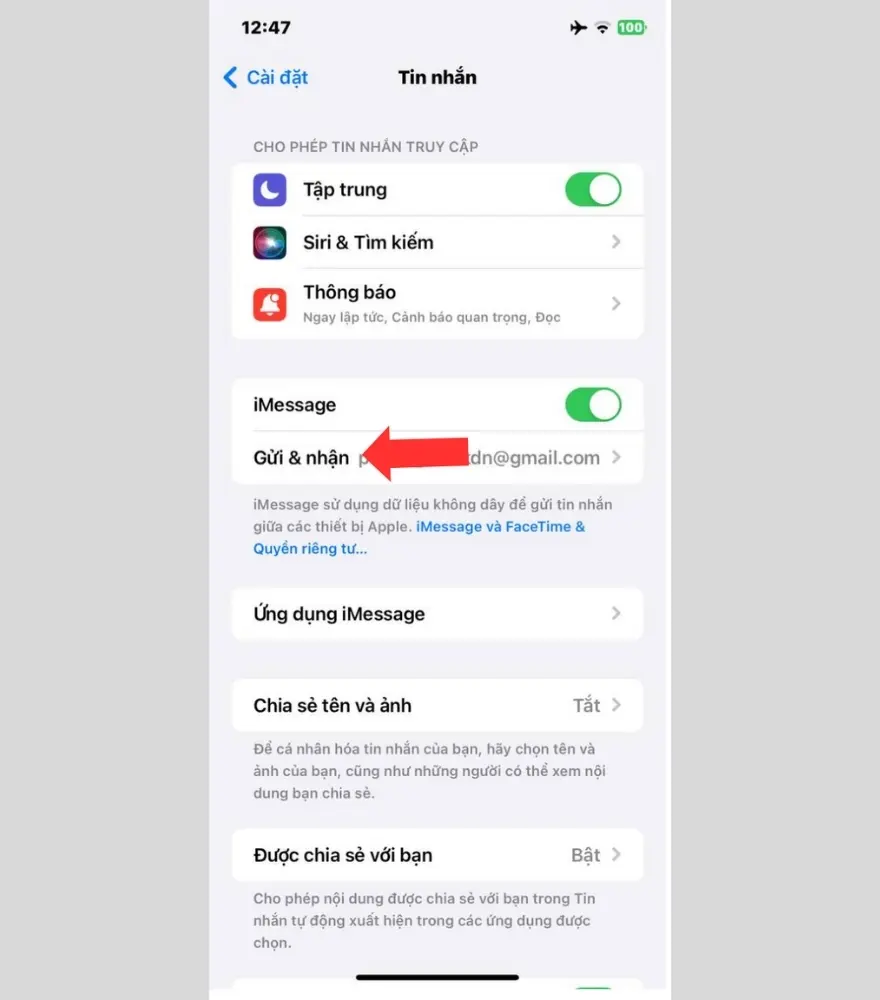 imessage bị signed out trên iphone