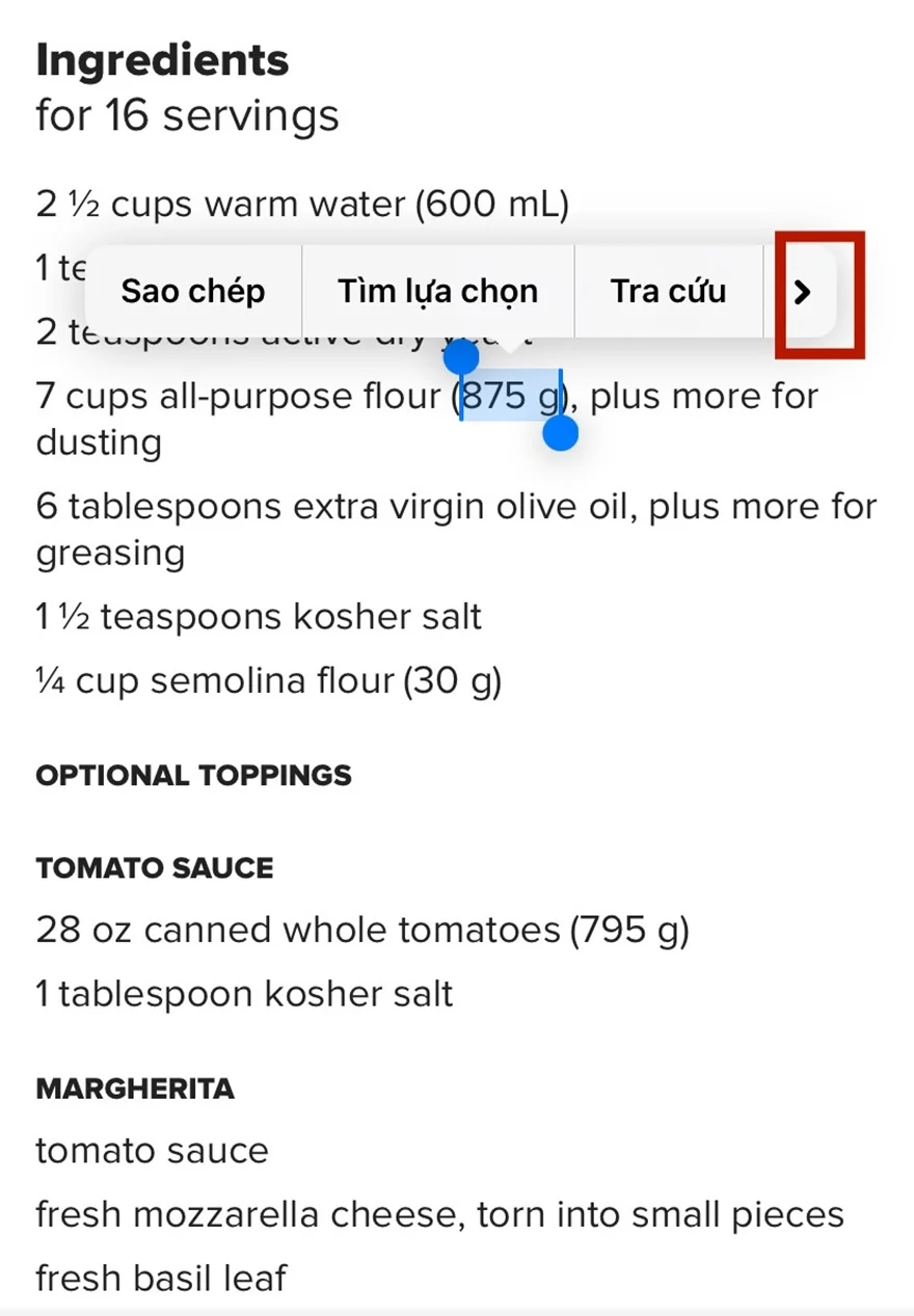 Mẹo chuyển đổi nhanh đơn vị đo lường trên iPhone