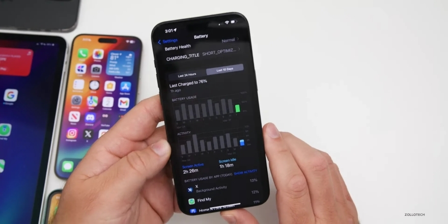Đánh giá thời lượng pin và hiệu năng của iOS 17.5 Beta 1-1