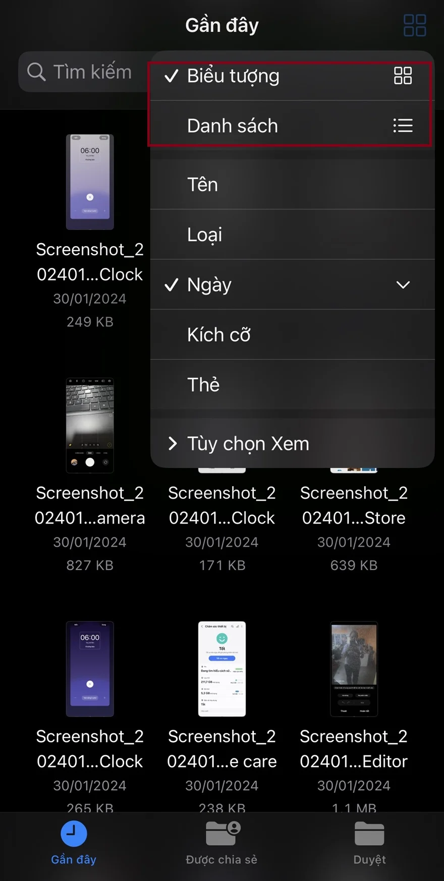 Quản lý tài liệu hiệu quả trên iPhone với ứng dụng Tệp