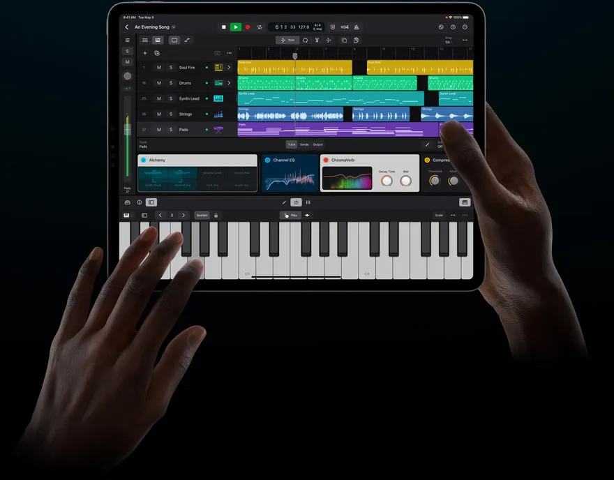 Sáng tác nhạc đỉnh cao với ứng dụng Logic Pro mới