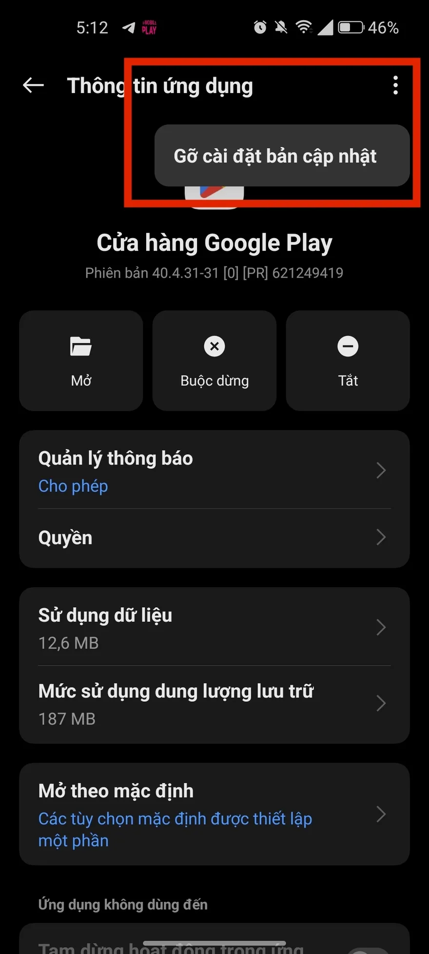 Sửa lỗi không tải được ứng dụng trên Google Play