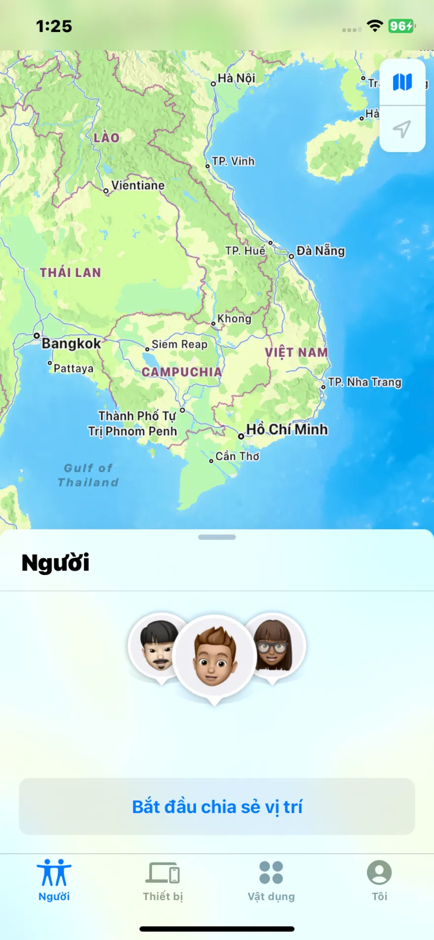 Tìm vị trí bạn bè với Precision Finding trên iPhone 15 