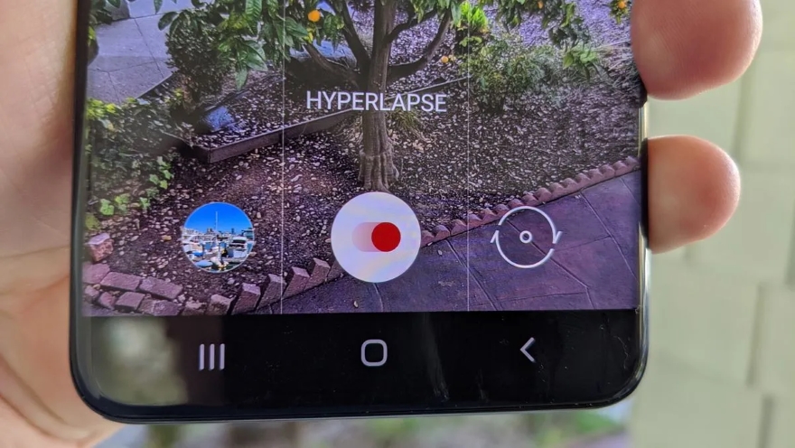 Tính năng Hyperlapse trên điện thoại Galaxy