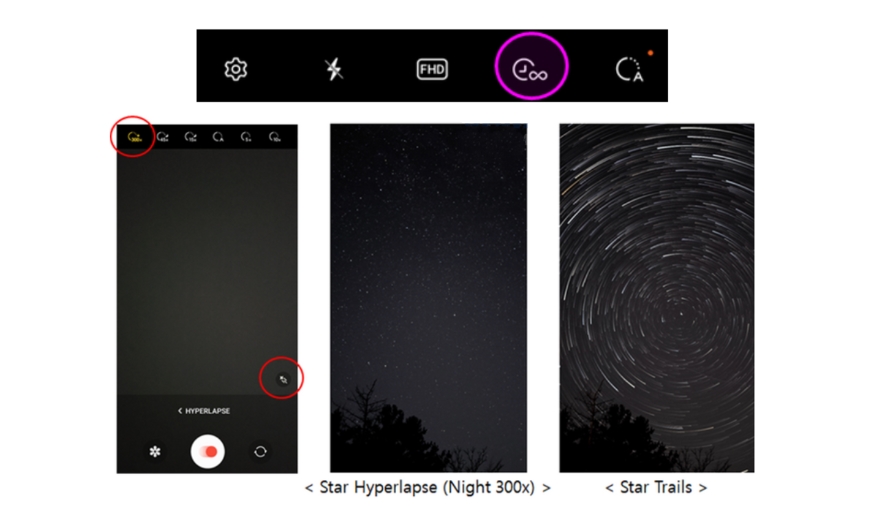 Tính năng Hyperlapse trên điện thoại Galaxy