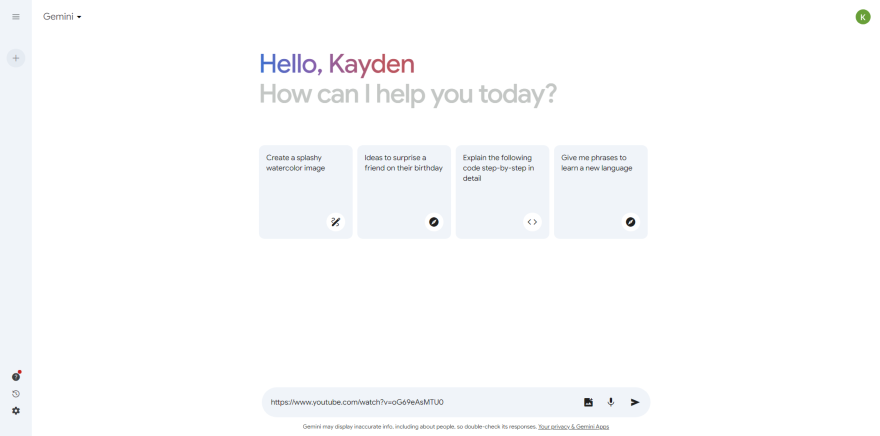  tóm tắt video YouTube với Google Gemini