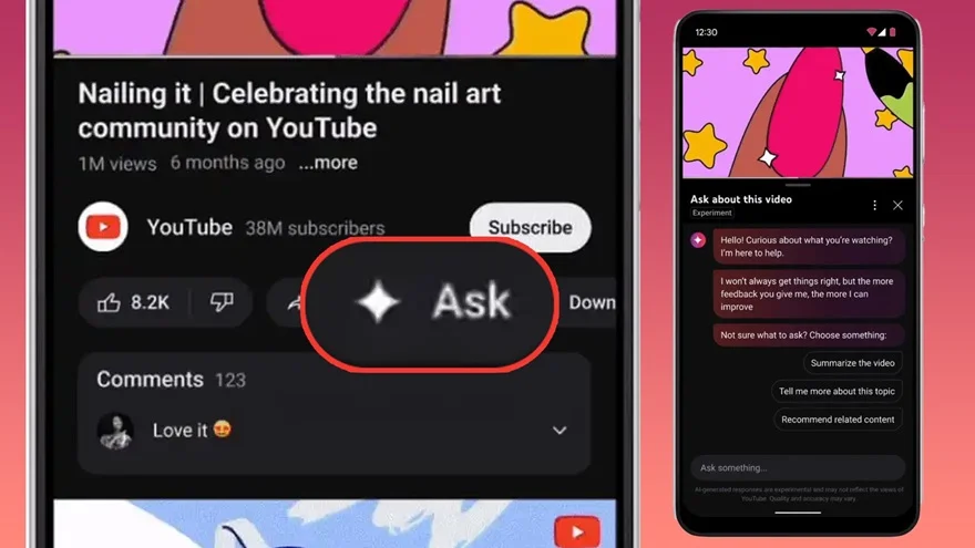 YouTube sắp ra mắt tính năng hỏi đáp bằng AI