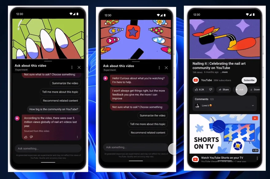 YouTube sắp ra mắt tính năng hỏi đáp bằng AI