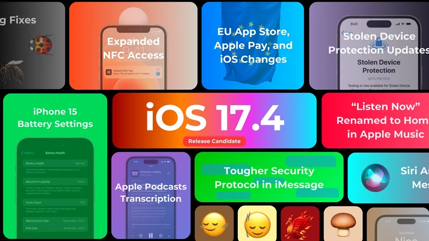 Apple chính thức phát hành iOS 17.5 RC