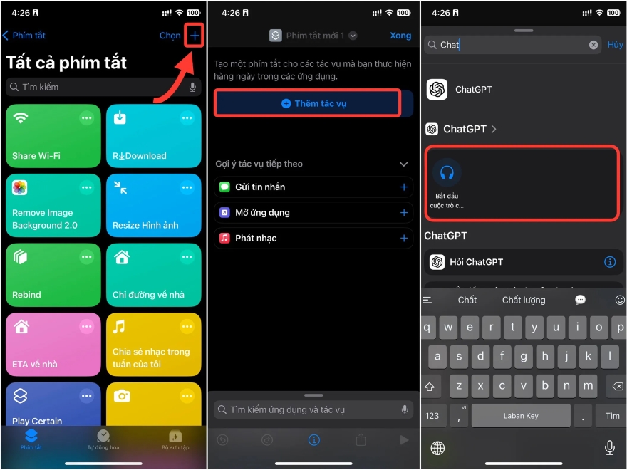 Cách thay thế Siri bằng ChatGPT-4o trên iPhone