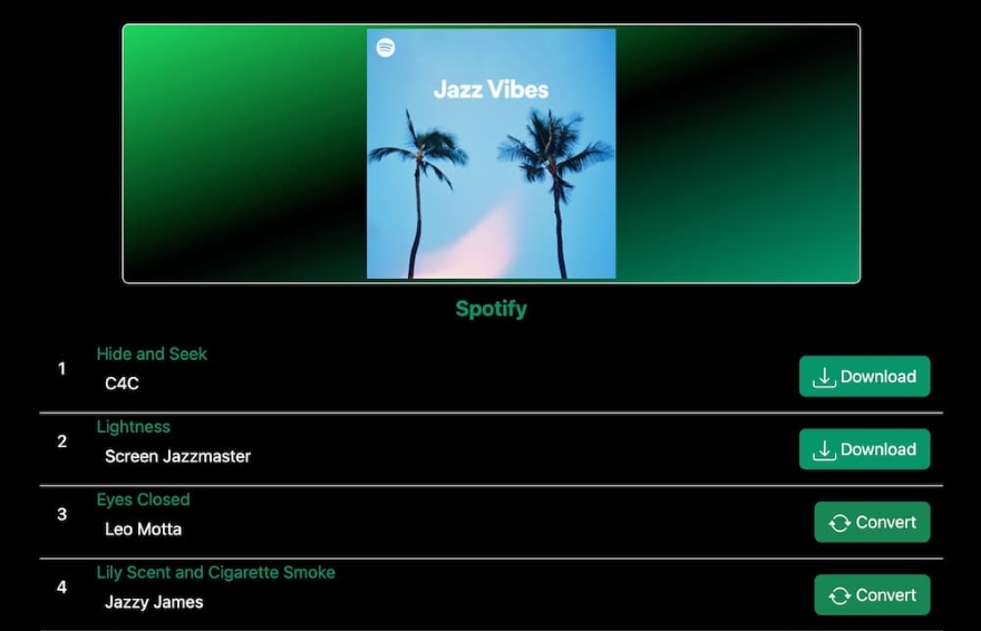 chuyển đổi nhạc Spotify sang MP3