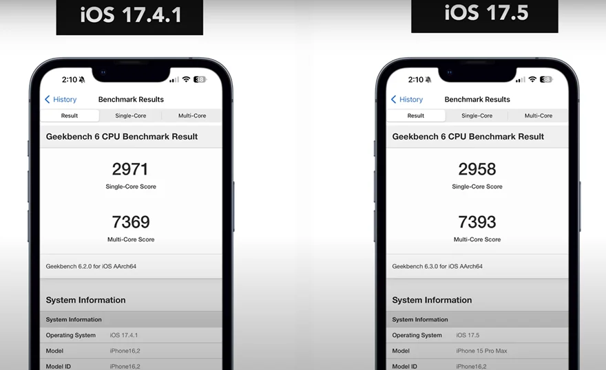 Đánh giá năng thực tế của iOS 17.5