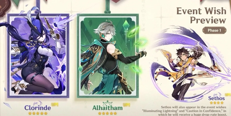 Genshin Impact 4.7 Banner: Ngày ra mắt, Nhân vật và Vũ khí