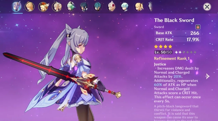 Genshin Impact vũ khí tốt nhất cho Clorinde