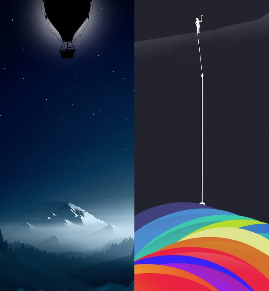 Hình nền tuyển chọn dành riêng cho iPhone có Dynamic Island