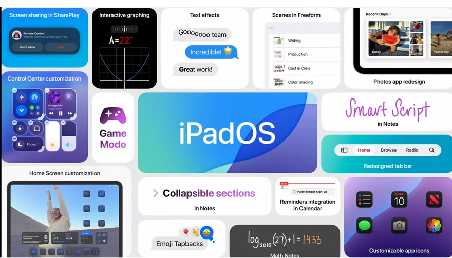 iPadOS 18: Bước tiến lớn về AI và ứng dụng tiện ích