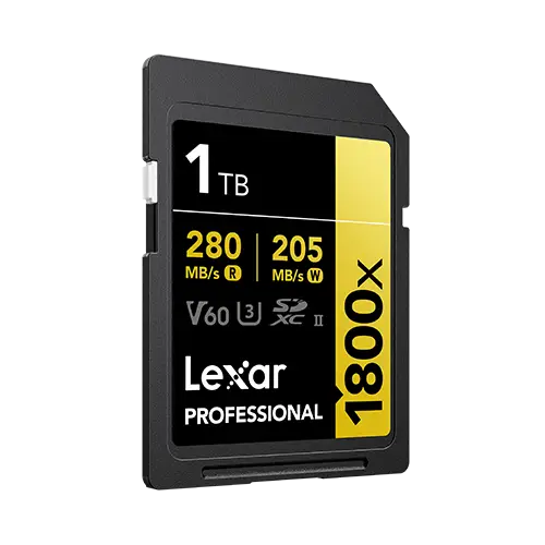 Thẻ nhớ Lexar 64GB 1800x SDXC UHS-II 280MB/s
