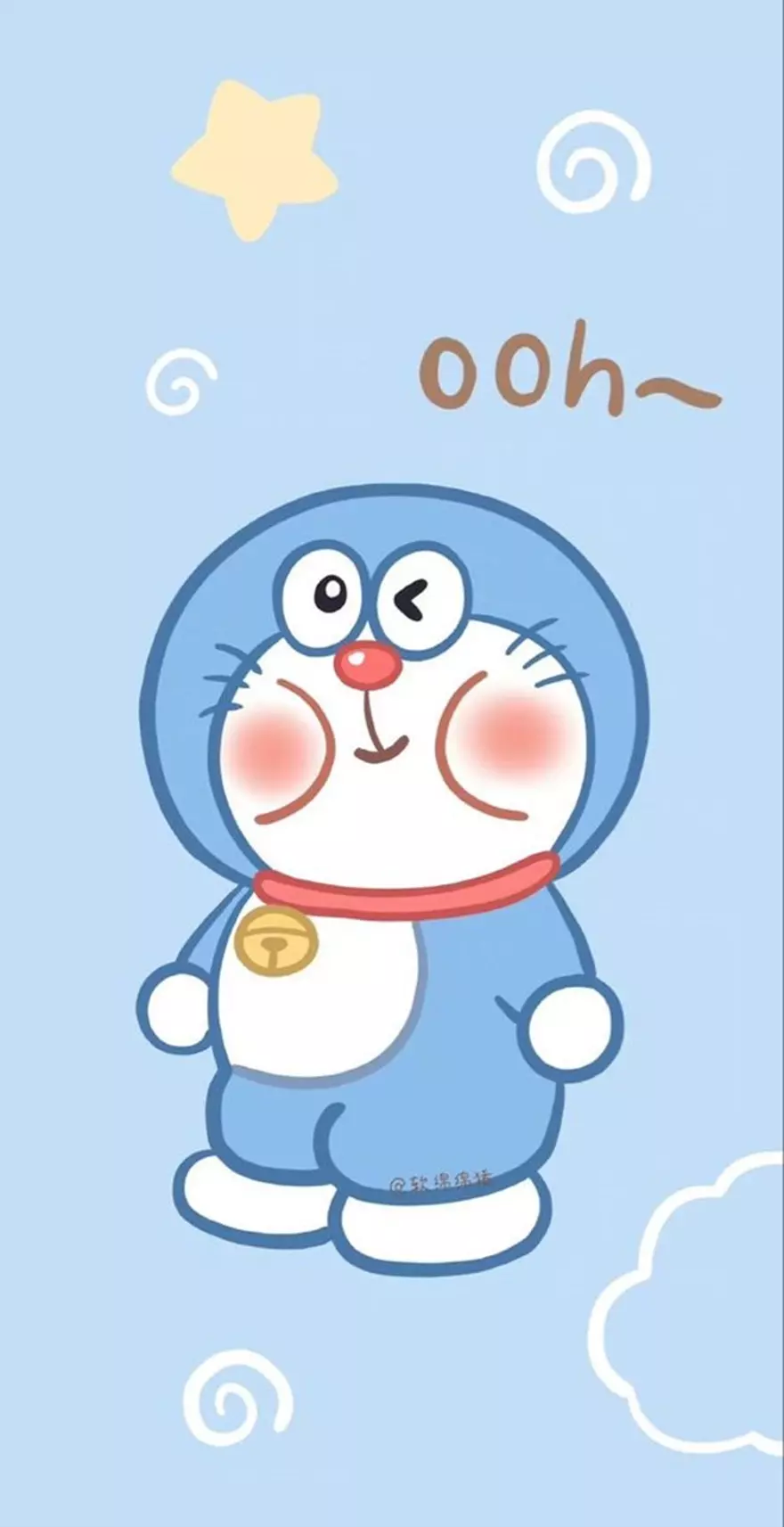 Mang Doraemon đáng yêu về trên màn hình điện thoại