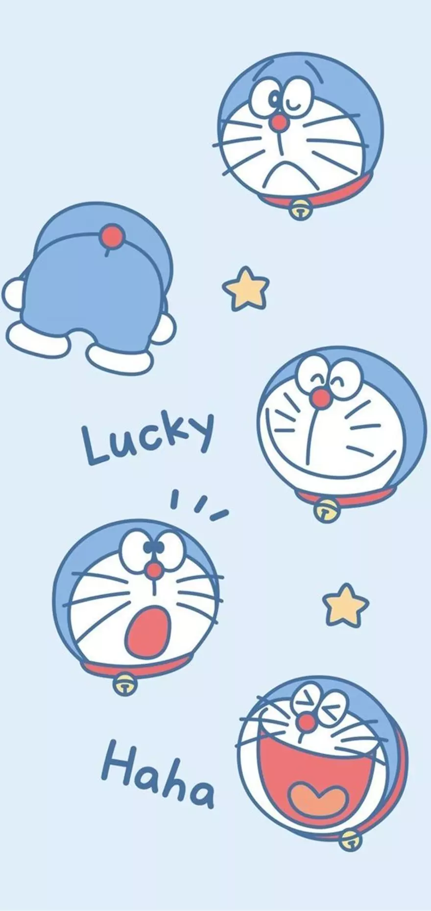 Mang Doraemon đáng yêu về trên màn hình điện thoại