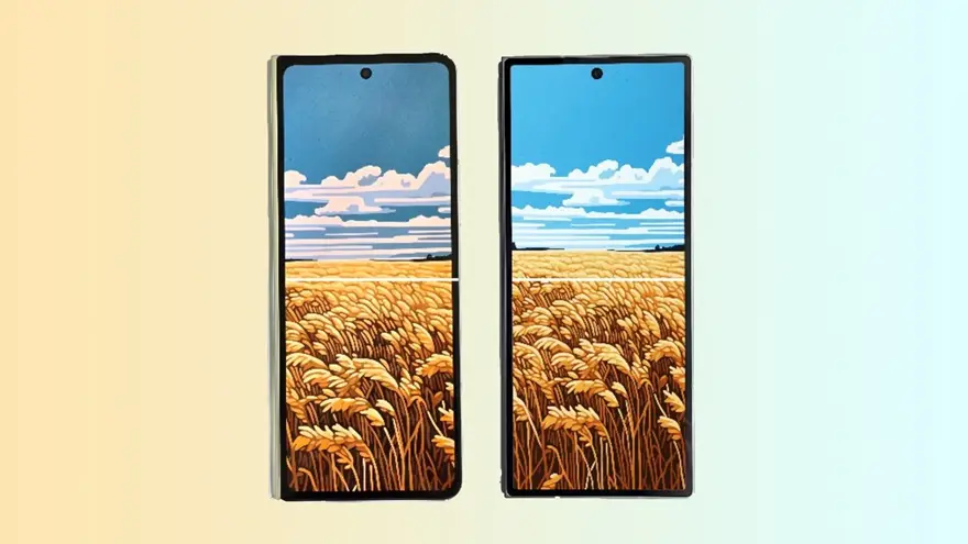 Rò rỉ ảnh của Galaxy Z Fold6 màn hình rộng và viền mỏng hơn