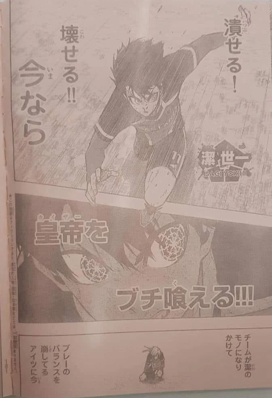 Spoiler Blue Lock Chap 262: Kaiser “phá kén”!