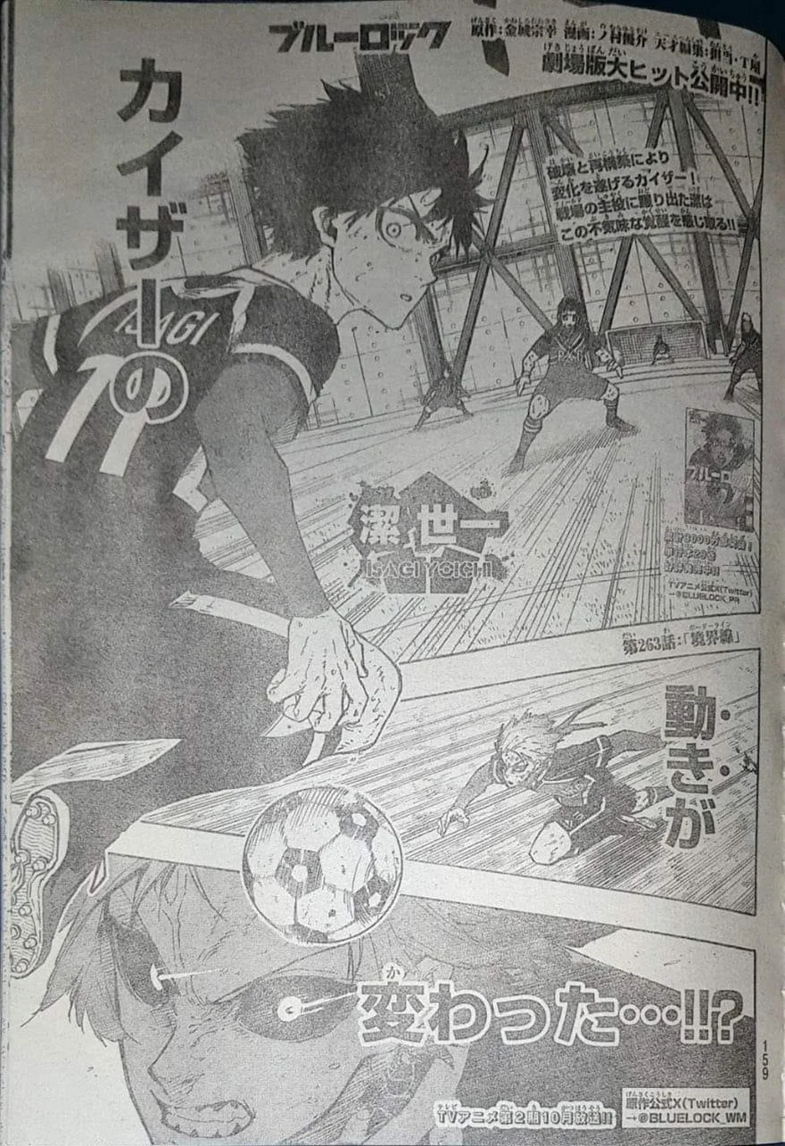 Spoiler Blue Lock chap 263: Giới hạn!!!