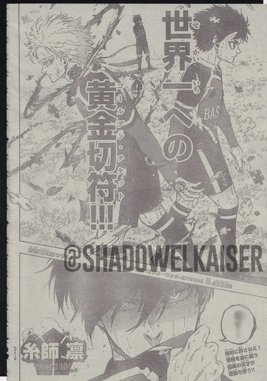 Spoiler Blue Lock chap 267: Ness khóc vì bị từ bỏ