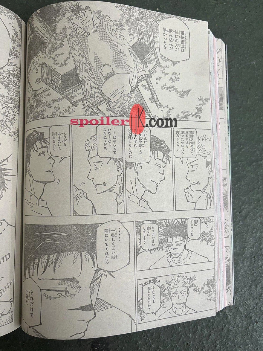 Spoiler Jujutsu Kaisen chap 259