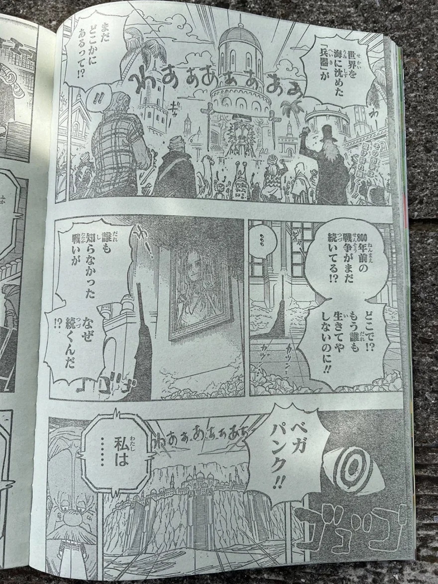 Spoiler One Piece Chap 1116: Sự thật về Vũ khí Cổ đại