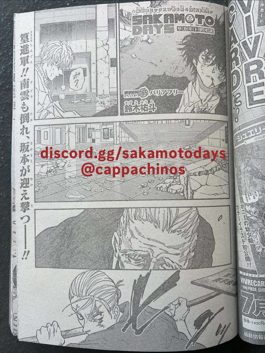 Spoiler Sakamoto Days chap 165
