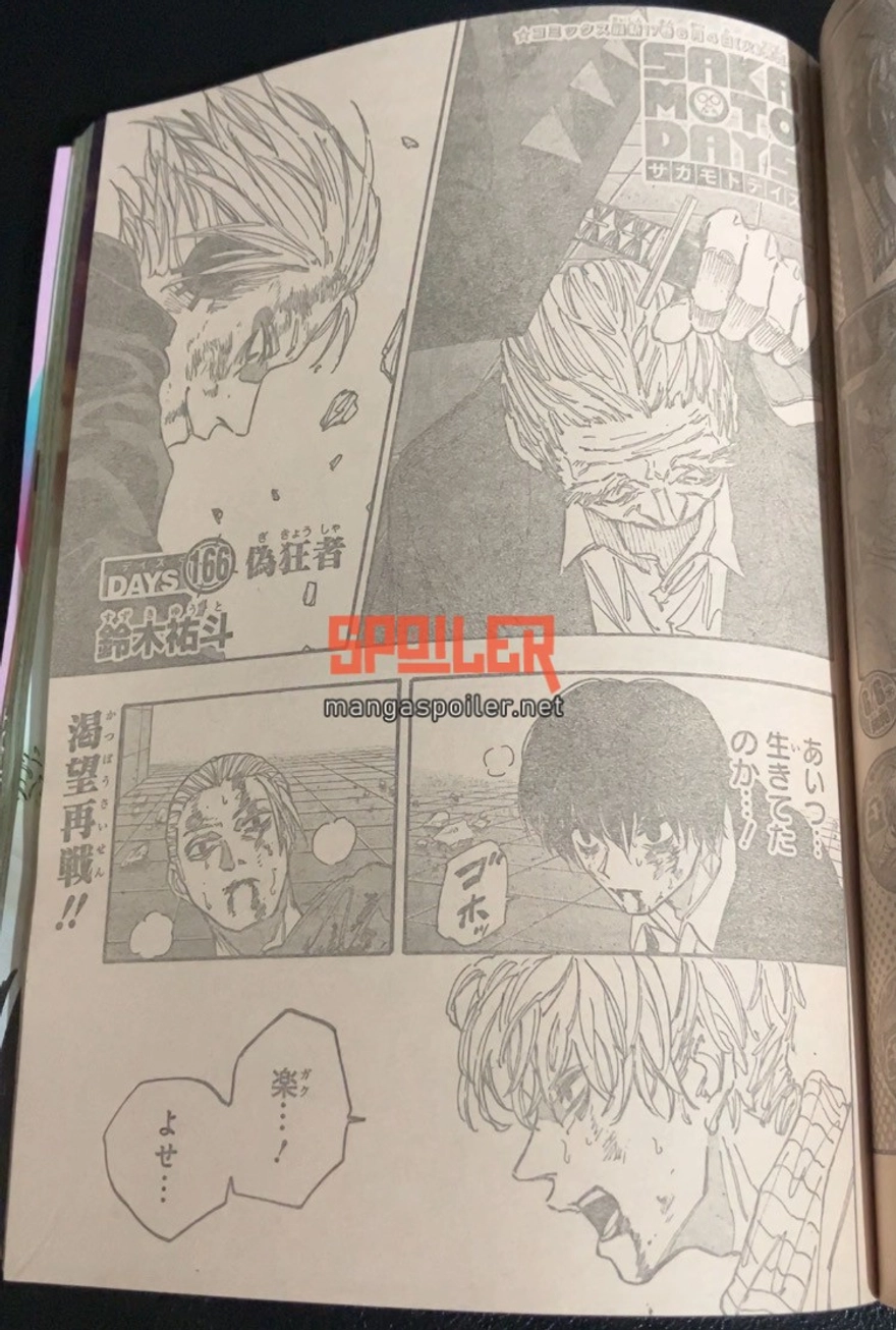 Spoiler Sakamoto Days chap 166