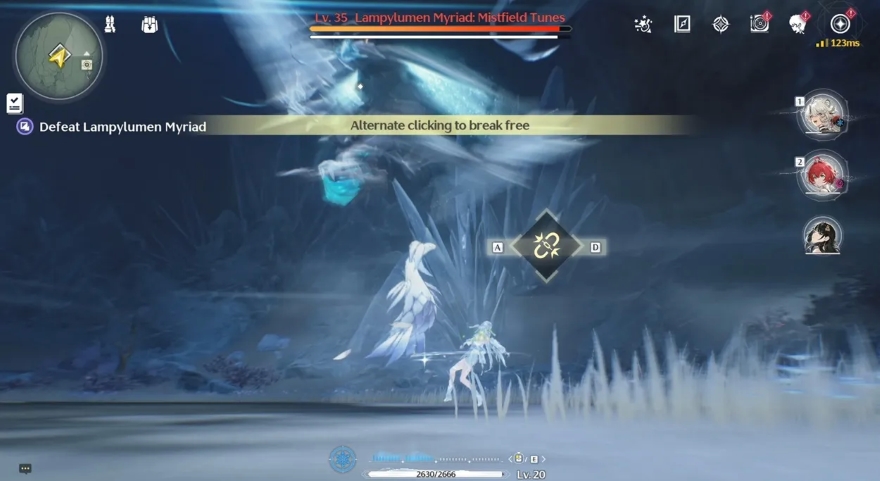 Wuthering Waves Vị trí và cách đánh Lampylumen Myriad Boss