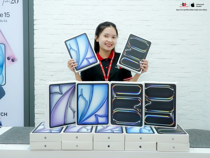 Bảng giá chi tiết dòng iPad Air M2 và iPad Pro M4 mới nhất