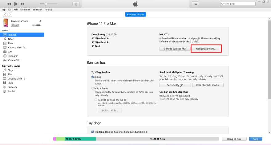 Cách hạ cấp từ iOS 18 Beta xuống iOS 17 không bị mất dữ liệu