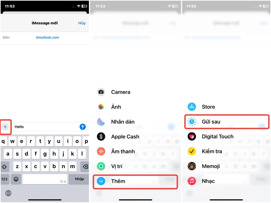 Cách lên lịch gửi tin nhắn trong iOS 18