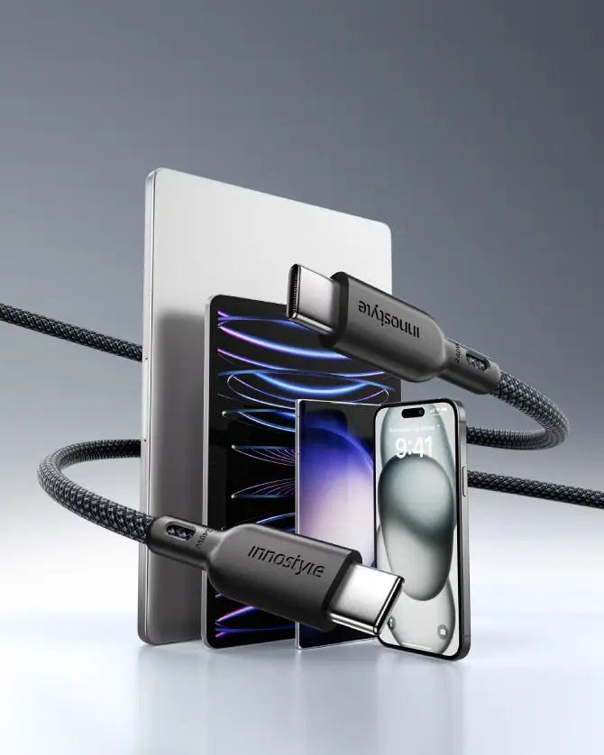 Cáp Type-C to Type-C Innostyle 240W PowerNova 1.5m ICC240