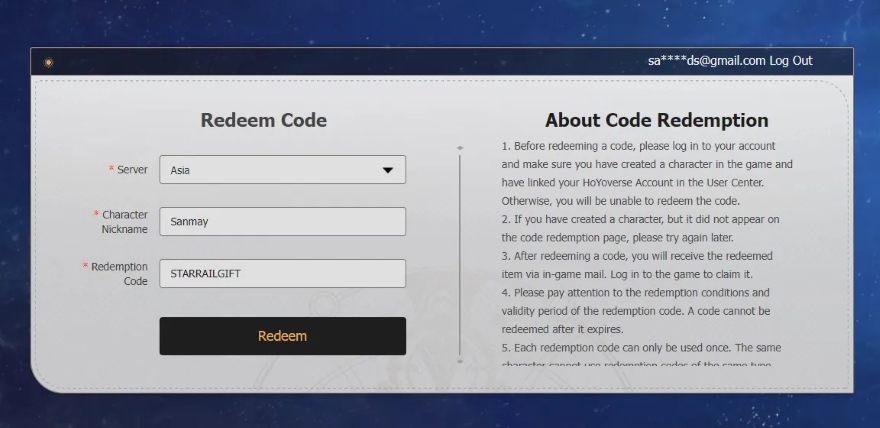 Code Honkai Star Rail 2.3 livestream