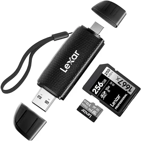 Đầu đọc thẻ nhớ Lexar Dual Slot MicroSD/SD Card Reader