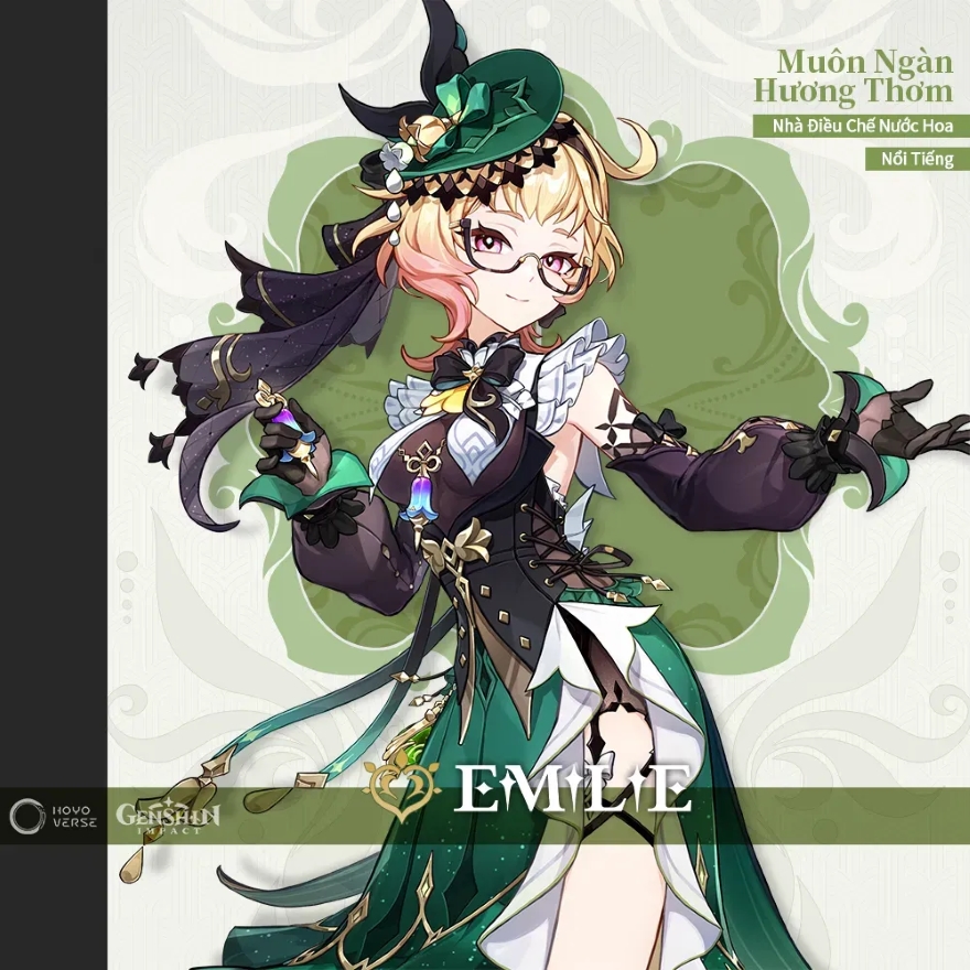 Genshin Impact 4.8 Các thông tin cần biết về Emilie