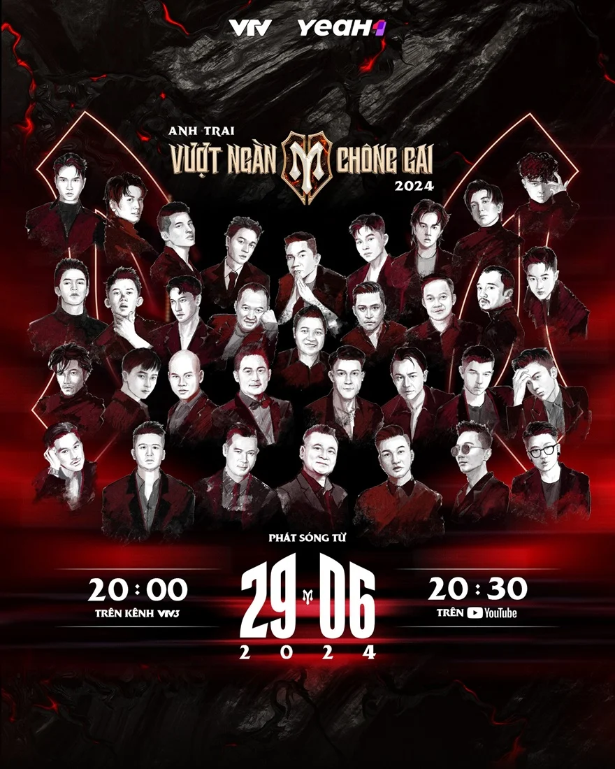 Lịch phát sóng chương trình Anh trai vượt ngàn chông gai