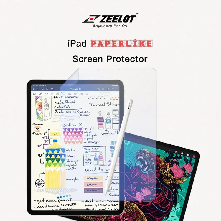 Miếng dán iPad Pro 11 inch M4 2024 Zeelot Paper Like Film cao cấp 